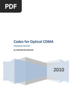 Download Codes for Optical CDMA Report with matlab code for simulation by Prateek Raj Gautam SN44488959 doc pdf