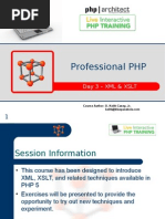 Professional PHP: Day 3 - XML & XSLT