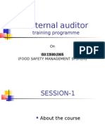 ISO 22000 Internal Auditor Training