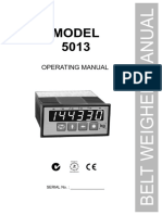 112346-Instrotech 5013 Belt Weigher Data Manual