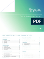 Finale Quick Reference Guide For Macintosh