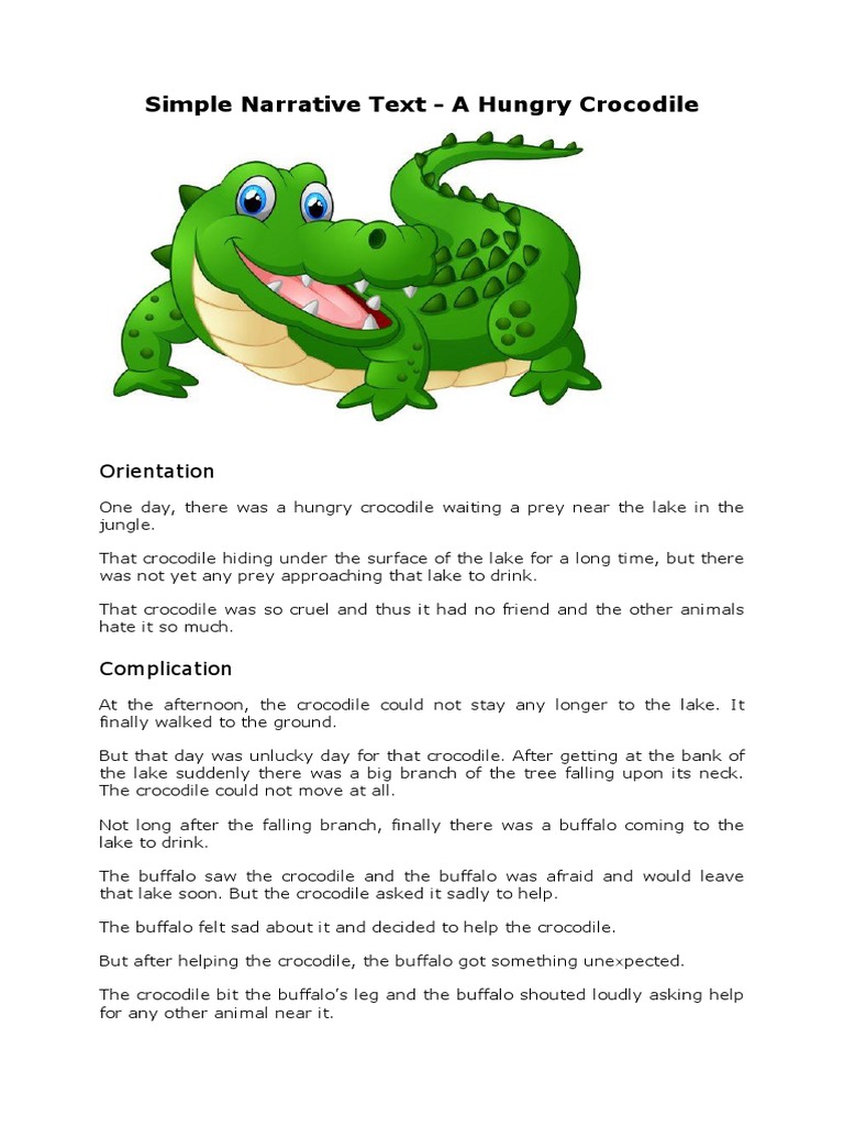 Simple Narrative Text Bahasa Inggris | PDF | Organisms | Nature