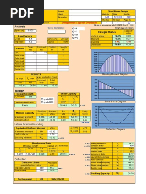 Steel Beam | PDF | Buckling | Bending