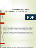 A Study On The Performance of Initial Public Sarliya