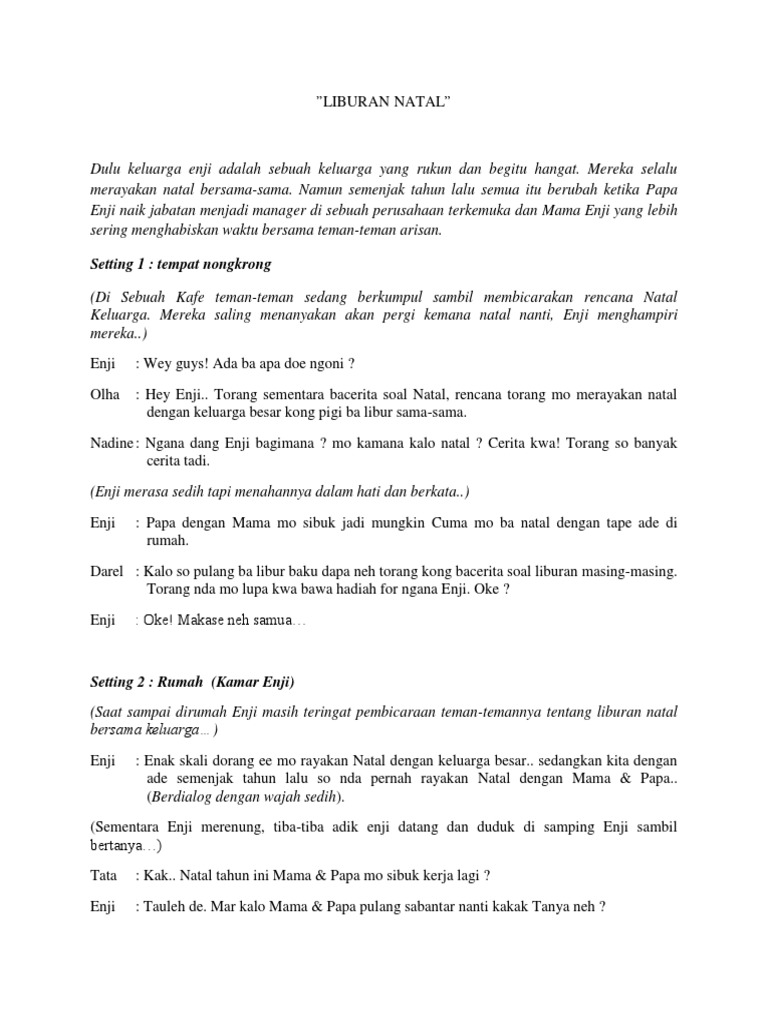 Naskah Natal Di Hatiku Pdf