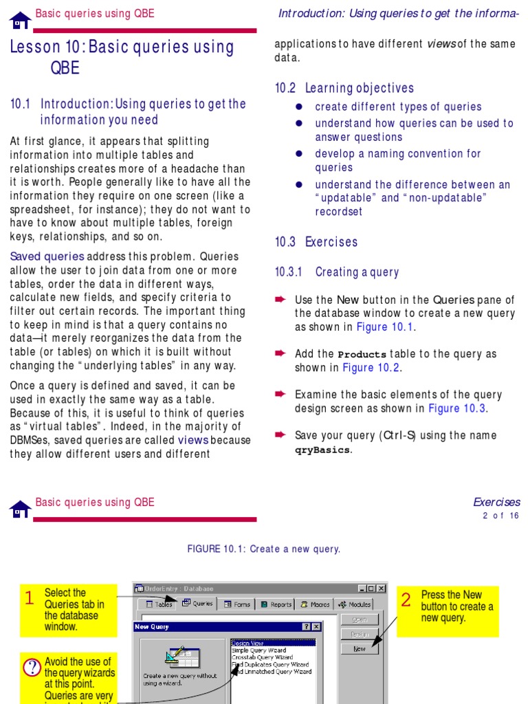 Query by Example QBE Tutorial | Information Retrieval | Databases