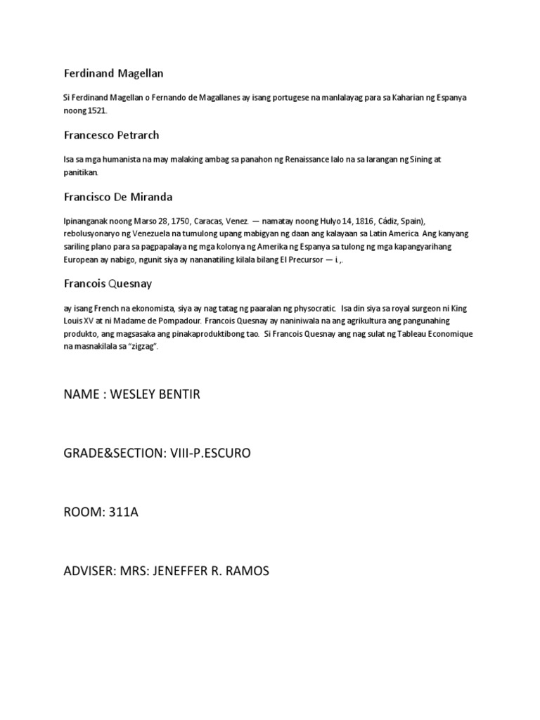 Ferdinand Magellan | PDF