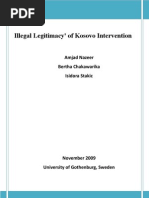 Download Humanitarian Intervention in Kosovo The Case of Illegal Legality by Amjad Nazeer SN44490288 doc pdf
