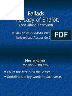 Ballads-Lady of Shalott 15-11-2010 Stu