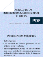 DESARROLLO DE LAS INTELIGENCIAS MÚLTIPLES DESDE EL ÚTERO