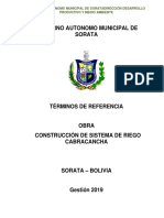 ESPECIFICACIONES TECNICAS PROYECTO CONSTRUCCION SISTEMA DE MICRORIGO CABRACANCHA