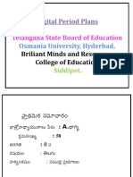 Telugu Record Work of Bhagya B.Ed