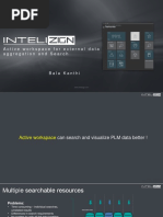 2052 PLMEurope 24.10.17-17-30 BALASUNDARAM-KANTHI INTELIZIGN ENGINEERING SERV Active Workspace For External Data Aggregation and Search