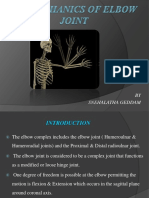 Biomechanics of Elbow Joint