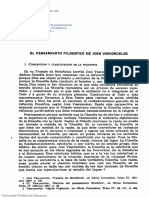 Raúl Fornet Betancourt 1982 El Pensamiento Filosófico de José Vasconcelos PDF