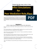 Create Peer Mediation Role Play