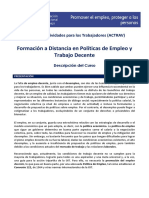 Curso Políticas de Empleo