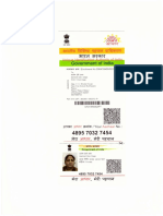 Aadhaar Santosh devi Daga Original