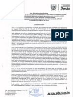 Resolución Administrativa Del Anuncio Del Proyecto de Aerovía No. Gadmcd-D-Arm-Pa-001-2018