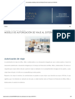 DerechoWeb - MODELO DE AUTORIZACIÓN DE VIAJE AL EXTERIOR PDF