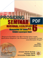 Prosiding Seminar Nasional Kebumian Ke-6 PDF