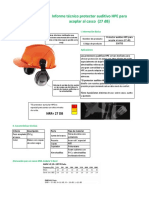 F.T. (01) (216752) Protector Auditivo HPE para Acoplar Al Casco