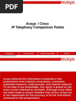 Download Avaya vs Cisco Comparison by kaleem SN44493806 doc pdf