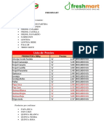 Cotizacion Freshmart