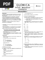 SOLUÇÕES I - TEORIA