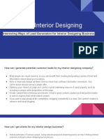 Leads For Interior Designing - Interesting Ways of Lead Generation For Interior Designing Business