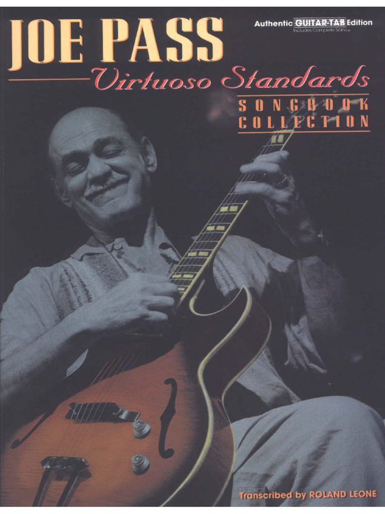 【激レア】JOE PASS Virtuoso Standards Joe Pass - Virtuoso Standards Songbook Collection | PDF
