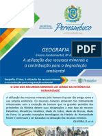 recursos minerais e a contribuição para a degradação ambiental.ppt