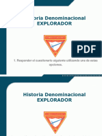 Historia Denominacional EXPLORADOR