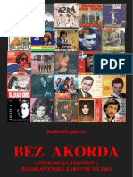 BEZ AKORDA - Antologija Tekstova Jugoslovenske Zabavne Muzike - Radiša Dragićević