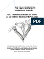 Notas Taxonomicas Ilustradas Acerca de Los Ordenes de Hexapoda Vivientes