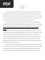 Tina Anderson's Statement to the Concord Police