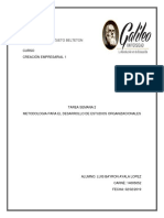 TAREA 2 METODOLOGIA PARA EL DESARROLLO DE ESTUDIOS ORGANIZACIONALES - copia.docx
