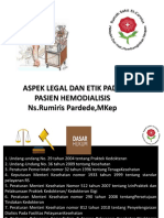 Aspek Legal Dan Etik Pada Pasien Hemodialisis - Ns.R.RUMIRIS - PARDEDE, SKEP, MKep PDF