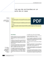 Peligro de Un Mal Uso de Corticoide en Zoster