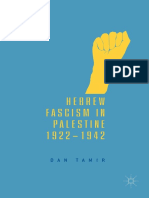 2018 Book HebrewFascismInPalestine192219