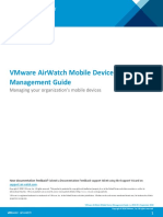 VMware AirWatch Mobile Device Guide
