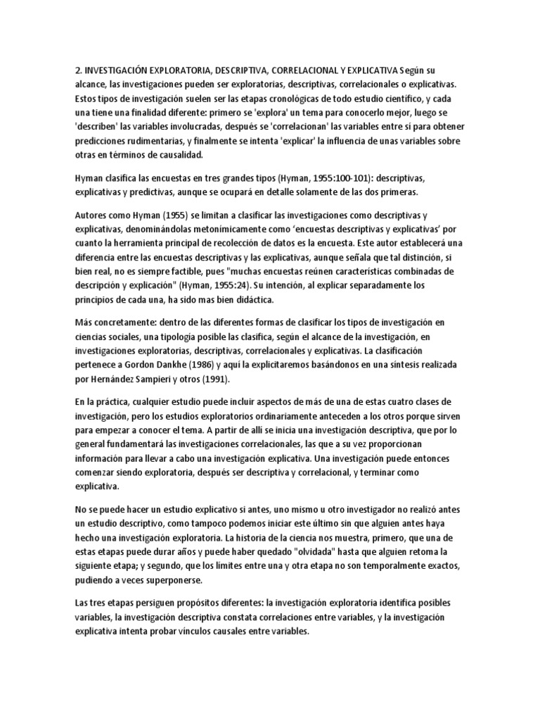 Investigacion Explicativa o Causal | PDF | Estadísticas | Teoría