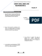 Examen Recuepracion Matematica 5