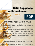 Isabuhay Natin Paggalang Sa Katotohanan