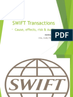SWIFT Transactions - Cause, Effects, Risks & Audit
