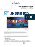 Televisor LED de 60.96cm con VESA 10x10cm y tornillos M6xL10