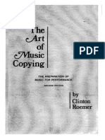 The Art of Music Copying - Clinton Roemer