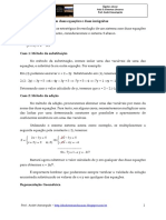 Álgebra Linear - Aula 5 - Sistemas Lineares