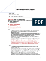 IIB 571UE 31st Jan 20 Update China Coronavirus - Jinda Bisran