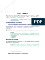 Clasificación de ACTOS JURIDICOS 2 PDF